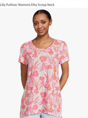 Lilly Pulitzer Womens Etta Scoop Neck